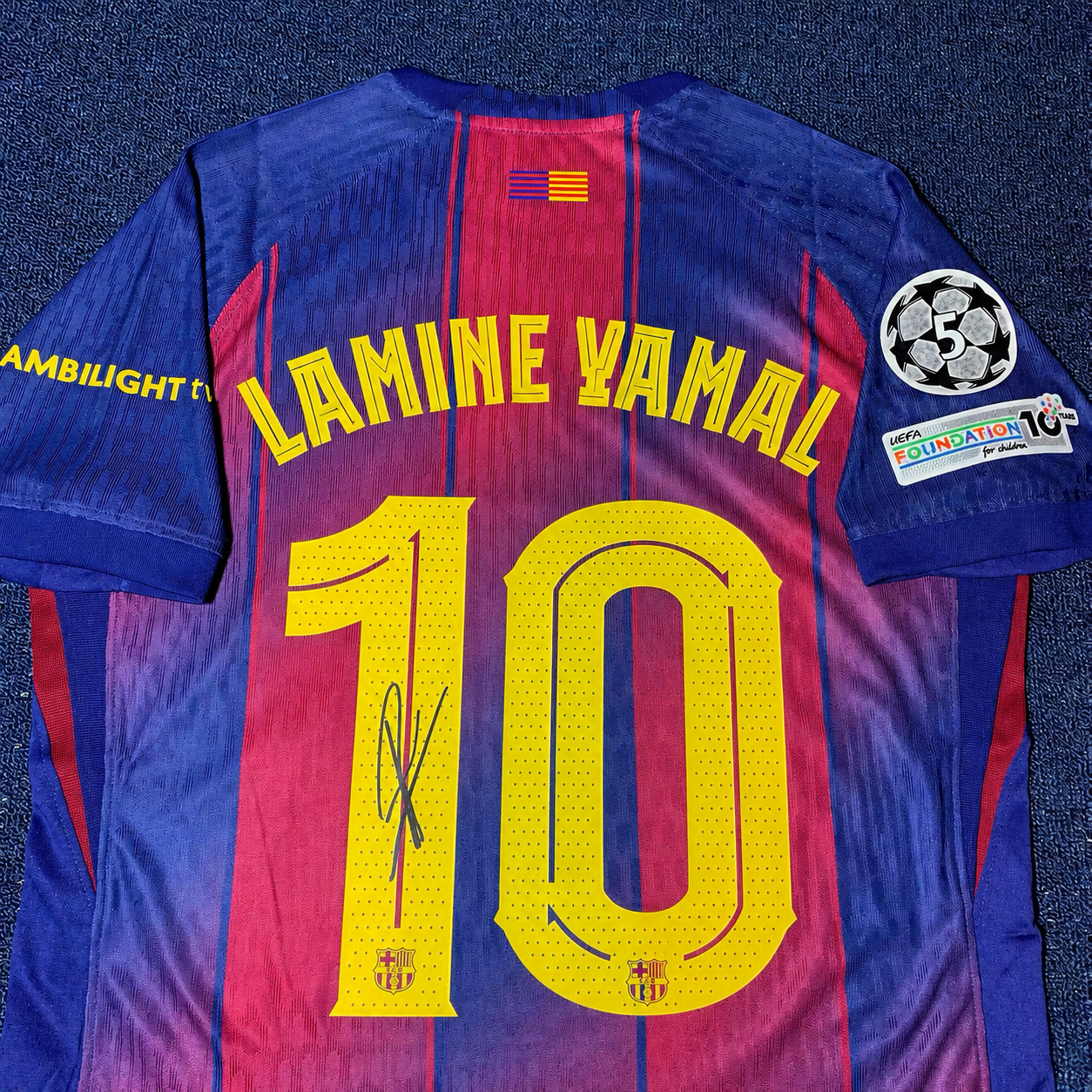 Lamine Yamal Signed FC Barcelona 2024/25 Home Shirt