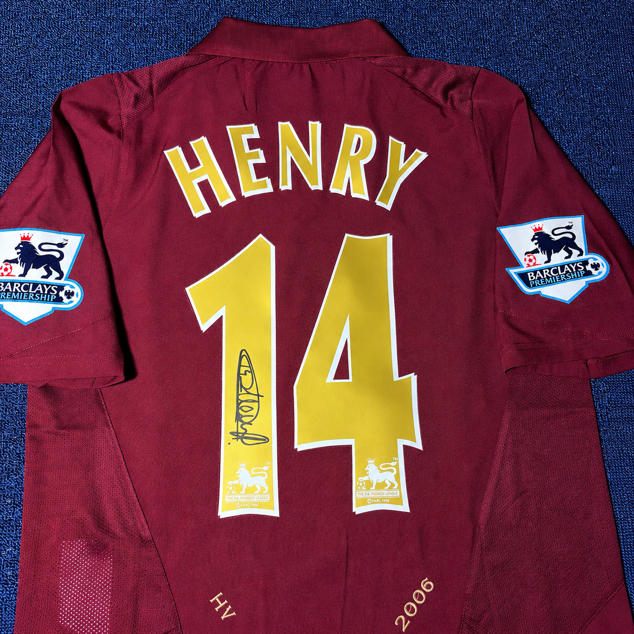 Thierry Henry Signed Arsenal 2005/06 Home Shirt