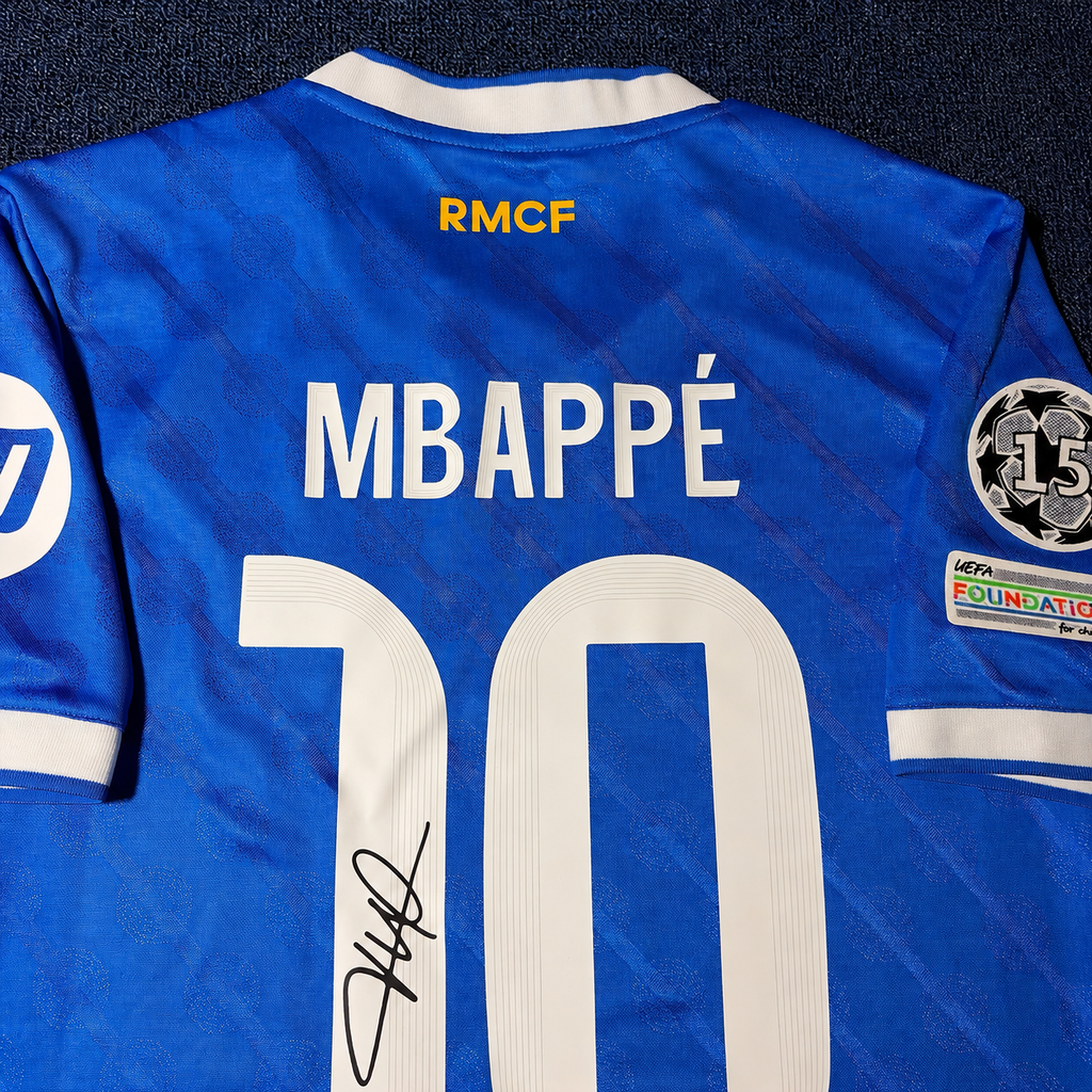 Kylian Mbappé Signed Real Madrid 2025/26 Away Shirt