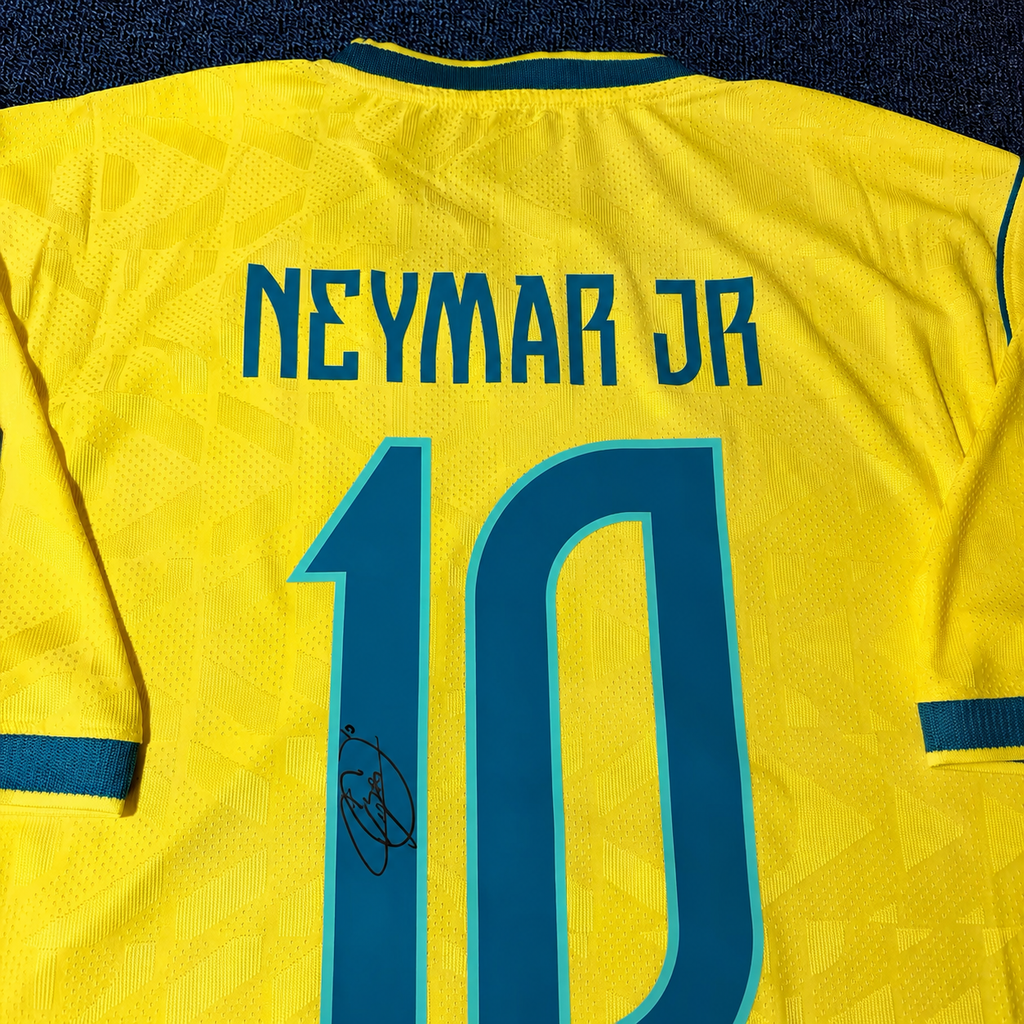 Neymar Jr Signed Brazil 2022 Home Shirt