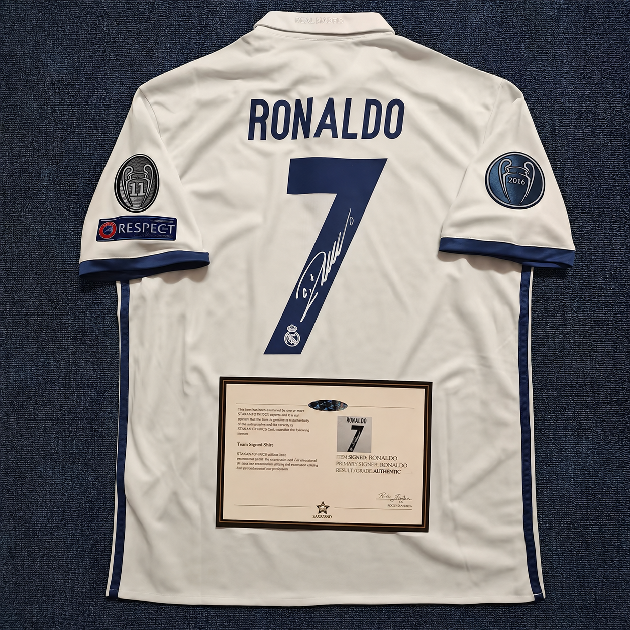 Cristiano Ronaldo Signed Real Madrid 2016/17 Home Shirt