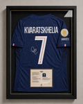 Khvicha Kvaratskhelia Signed Paris Saint-Germain 2025/26 Home Shirt
