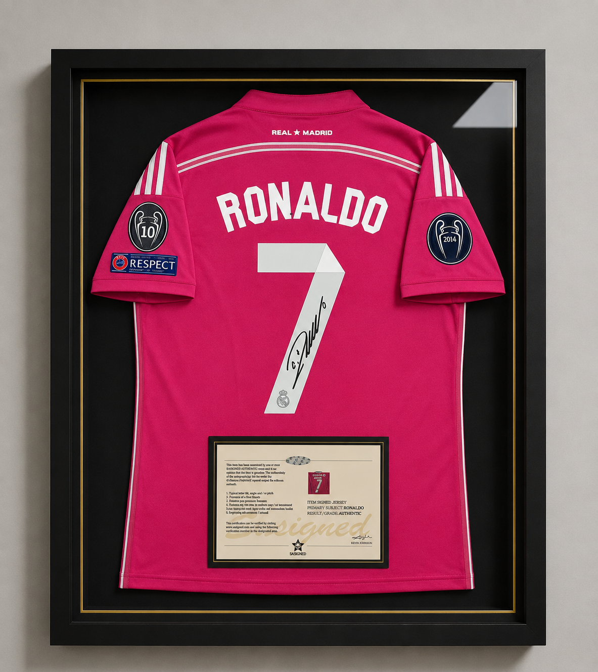 Cristiano Ronaldo Signed Real Madrid 2014/15 Third Shirt