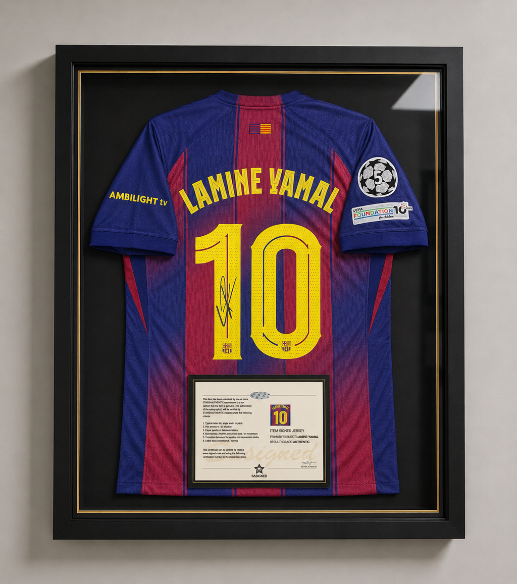 Lamine Yamal Signed FC Barcelona 2024/25 Home Shirt
