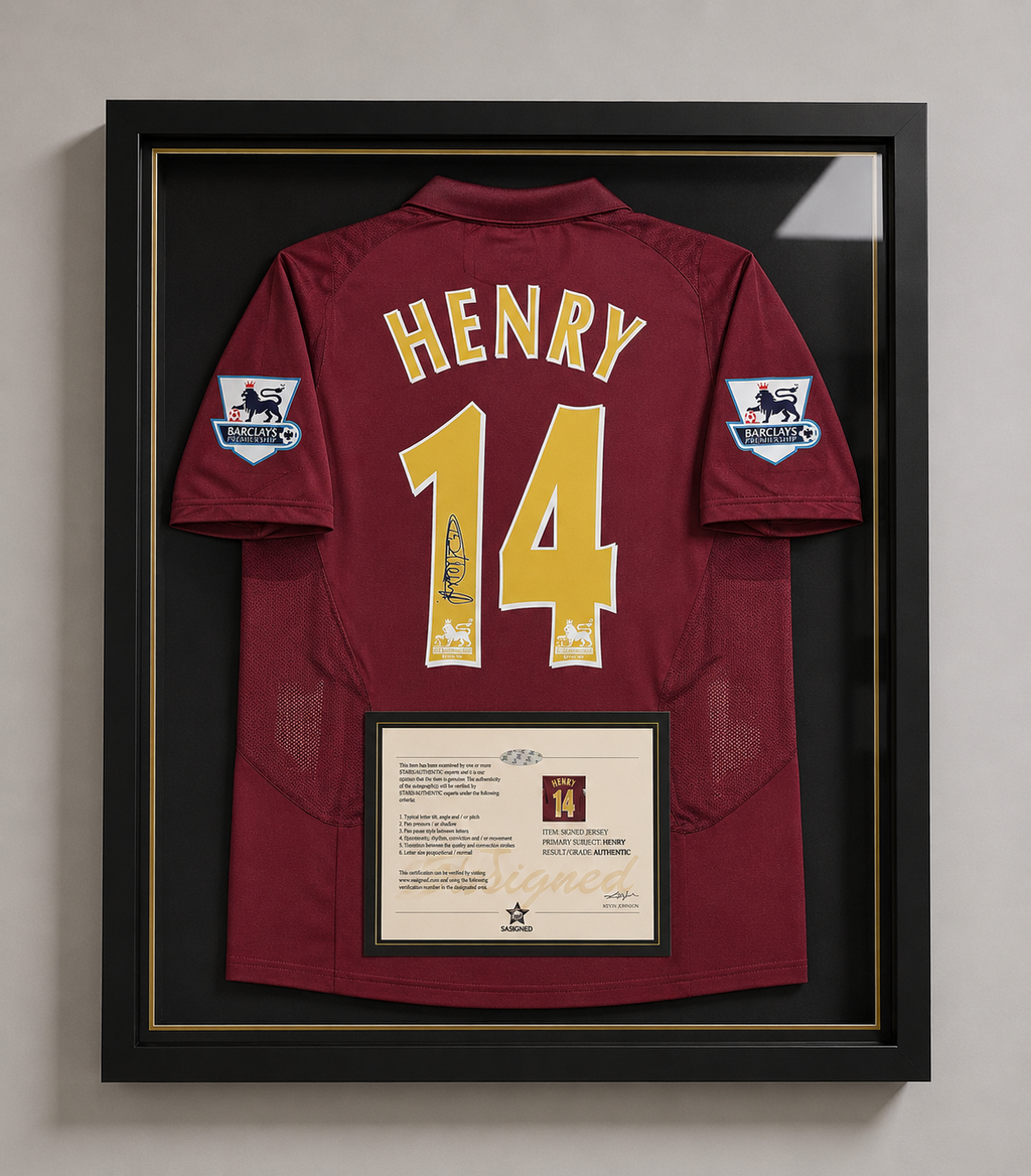 Thierry Henry Signed Arsenal 2005/06 Home Shirt